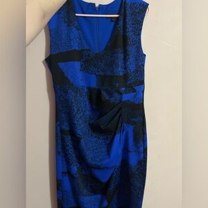 ⭐️Blue and black Le chateau dress women’s large